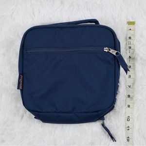JanSport Lunch Break Insulated Lunch Bag Blue Compact Box Cooler Storage Case